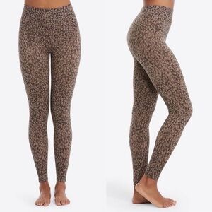 SPANX Cheetah Look At Me Now Leggings (M)